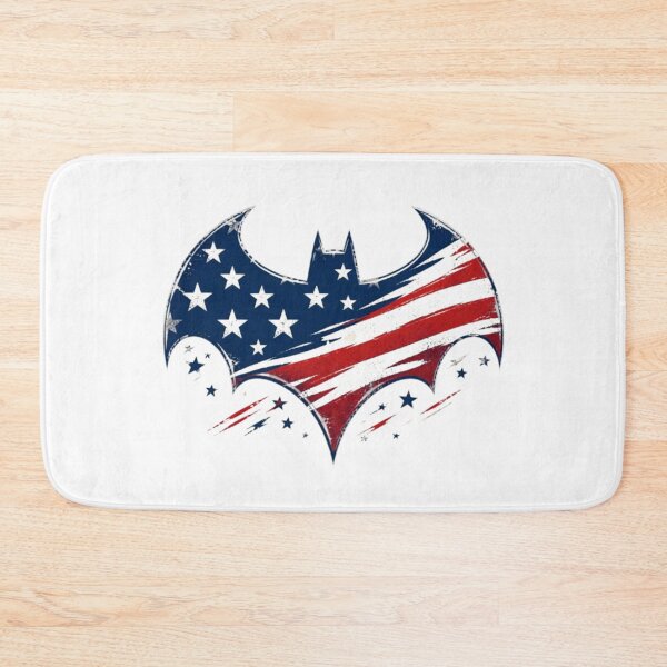 Item preview, Distressed American Flag Batman Logo – Patriotic Superhero Symbol designed and sold by PoppaBear71.