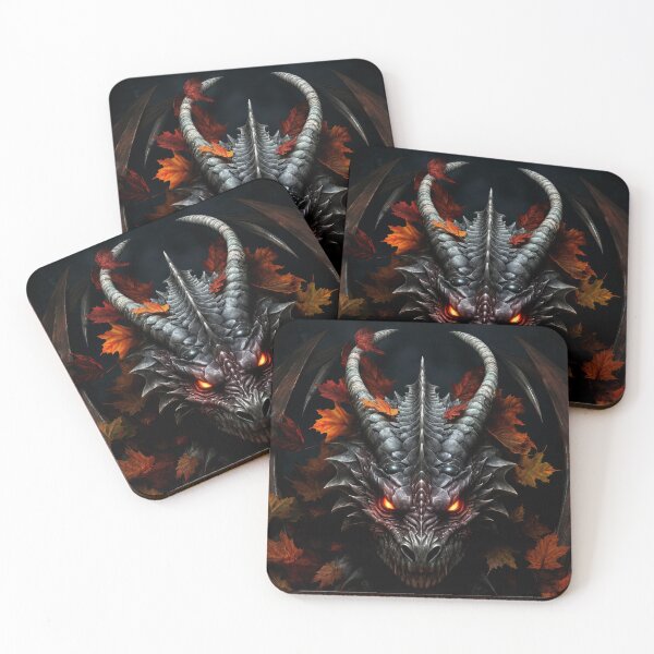 Item preview, Halloween Dragon and Glowing Pumpkin – Dark Gothic Fantasy designed and sold by DrakariArt.