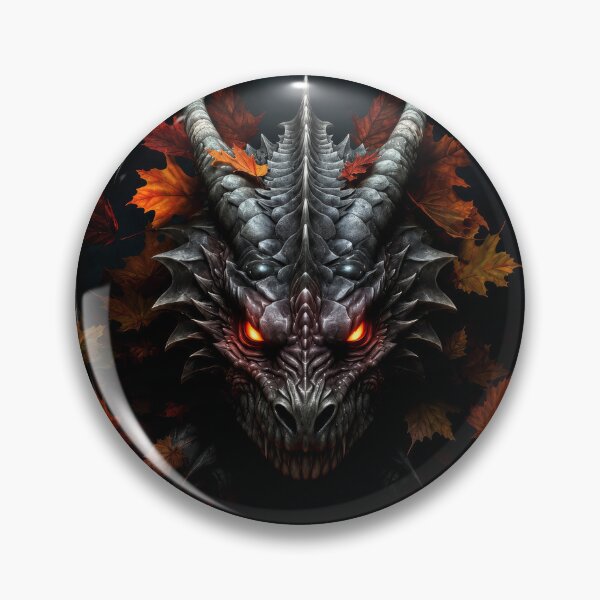 Item preview, Halloween Dragon and Glowing Pumpkin – Dark Gothic Fantasy designed and sold by DrakariArt.