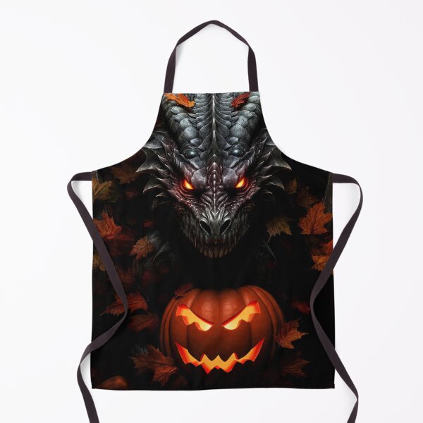 Item preview, Halloween Dragon and Glowing Pumpkin – Dark Gothic Fantasy designed and sold by DrakariArt.