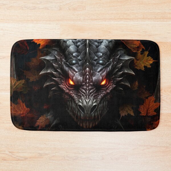 Item preview, Halloween Dragon and Glowing Pumpkin – Dark Gothic Fantasy designed and sold by DrakariArt.