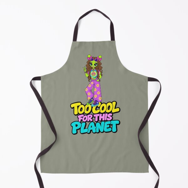Item preview, Too Cool for This Planet – Alien Hippie Girl designed and sold by Aimetoi.