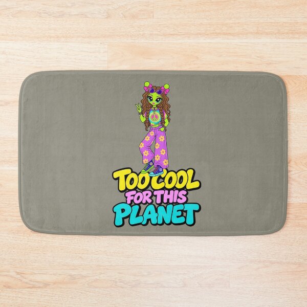 Item preview, Too Cool for This Planet – Alien Hippie Girl designed and sold by Aimetoi.