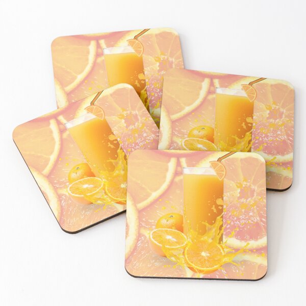 Item preview, Fresh Orange Juice Splash – Citrus Summer Drink designed and sold by PetruArtDesigns.