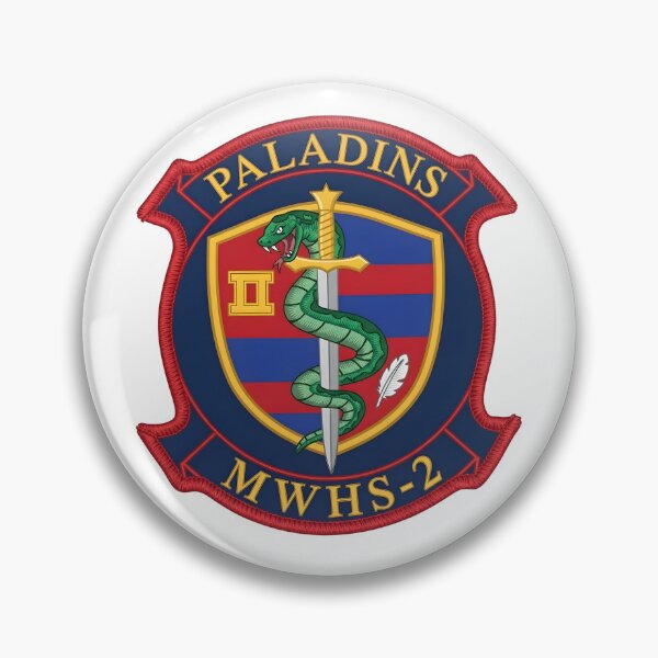 Item preview, MWHS-2 Paladins Marine Wing Headquarters Squadron Patch designed and sold by CharlieDesings.