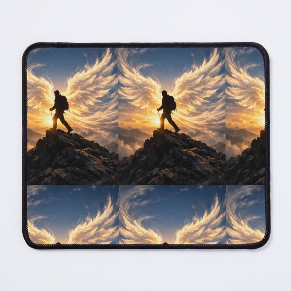 Item preview, Angel Wings Silhouette Mountain Hiker designed and sold by Ink-verse-.