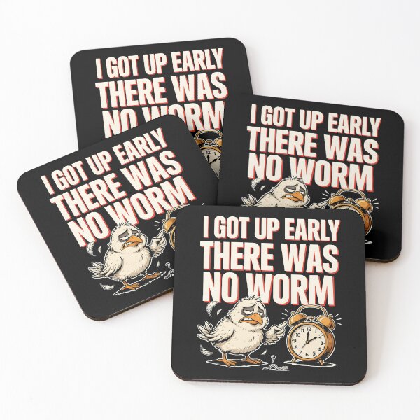 Item preview, I Got Up Early There Was No Worm Bird Humor designed and sold by Redgiant87x.