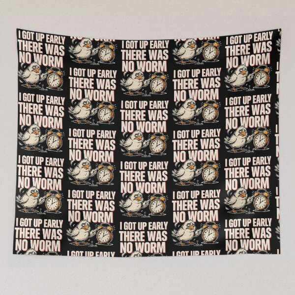 Item preview, I Got Up Early There Was No Worm Bird Humor designed and sold by Redgiant87x.