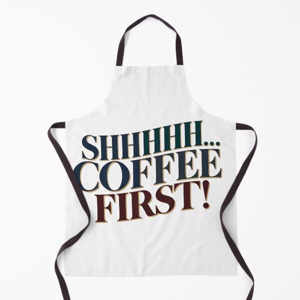 Item preview, Shhhh Coffee First | Funny Coffee Quote Art | Typography Print designed and sold by EWPrints.