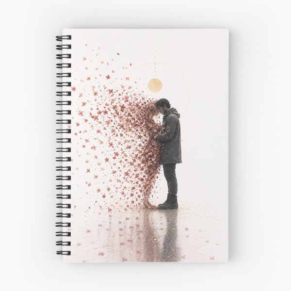 Item preview, The Bloom Between Us – Surreal Romantic Floral Couple Art designed and sold by SacredLensV.