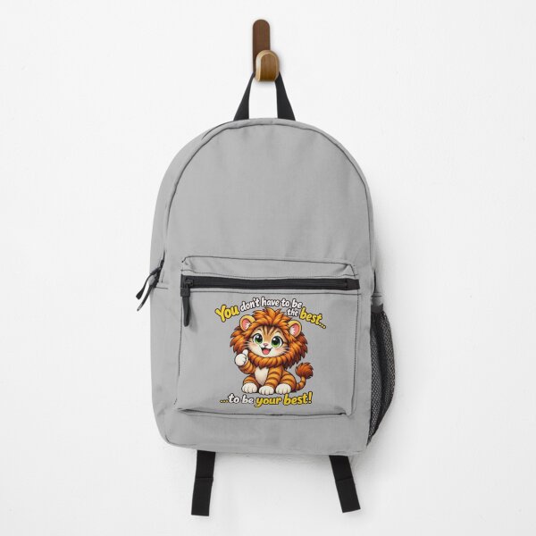Item preview, You Don’t Have to Be the Best to Be Your Best – Motivational Cat designed and sold by RaulWeirdAndFun.