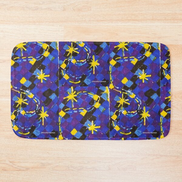 Item preview, Checkered Starry Night designed and sold by DancingCreek.
