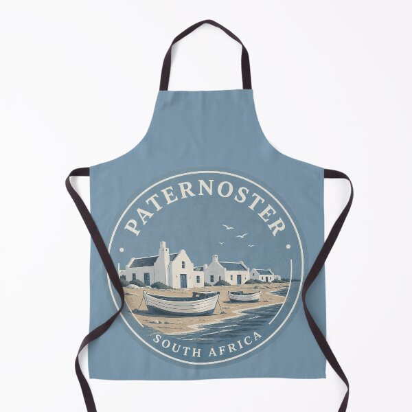 Item preview, Paternoster Coastal Heritage Round Badge – South Africa designed and sold by The Digital Compass.