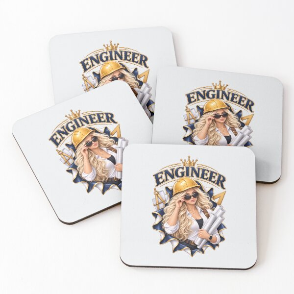 Item preview, Female Engineer – Elegant Women in Engineering Design designed and sold by HO•Designs.