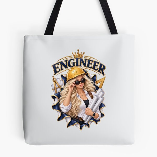 Item preview, Female Engineer – Elegant Women in Engineering Design designed and sold by HO•Designs.