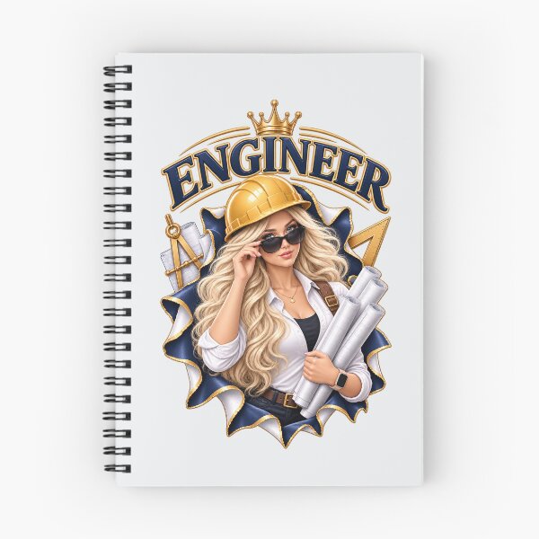 Item preview, Female Engineer – Elegant Women in Engineering Design designed and sold by HO•Designs.