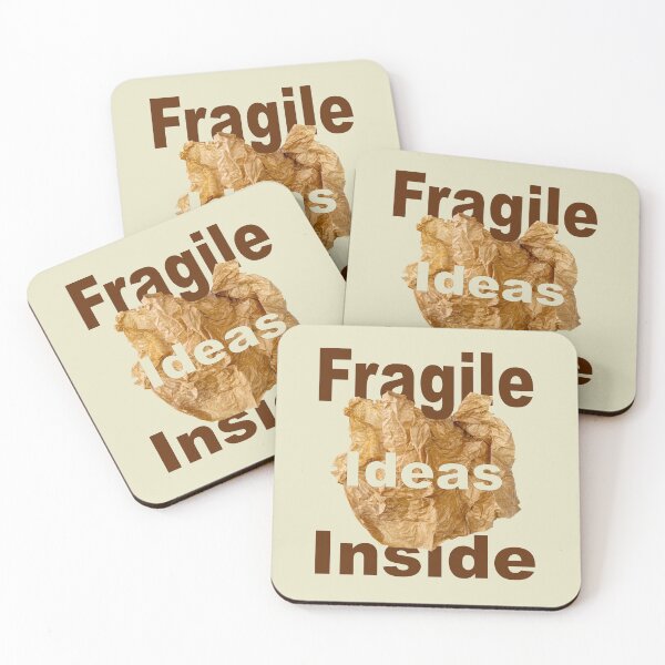 Item preview, Fragile Ideas Inside Creative Quote designed and sold by photossmirnov.