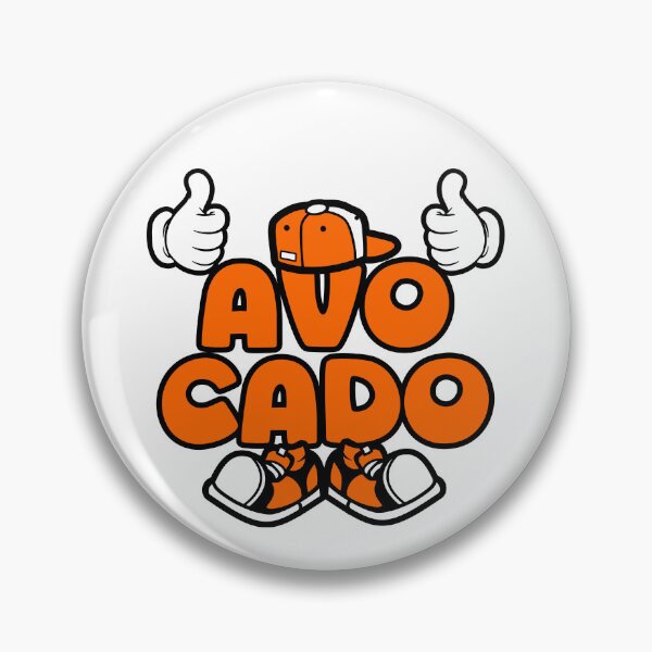 Item preview, AVOCADO - FOOD Typography Character Bold Funny designed and sold by NFTWords.