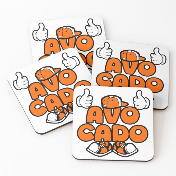 Item preview, AVOCADO - FOOD Typography Character Bold Funny designed and sold by NFTWords.