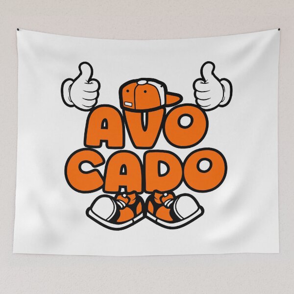 Item preview, AVOCADO - FOOD Typography Character Bold Funny designed and sold by NFTWords.