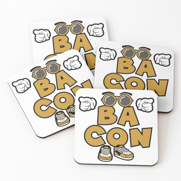 Item preview, BACON - FOOD Words Character Bold Retro designed and sold by NFTWords.