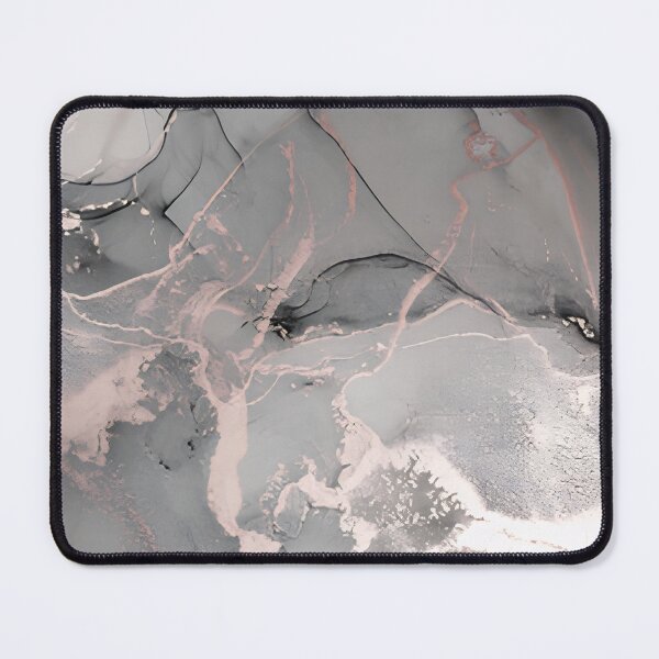 Item preview, Soft Slate Blue and Grey Smoke Alcohol Ink Abstract Wall Art designed and sold by LuxocaDesigns24.