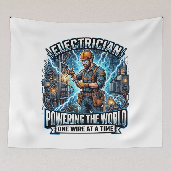 Item preview, Electrician Pride – Powering The World One Wire At A Time designed and sold by PixelStyle Studio.