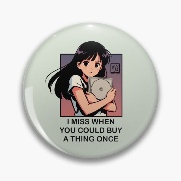 Item preview, Subscription Fatigue Retro CD Girl designed and sold by SakuraHaven.
