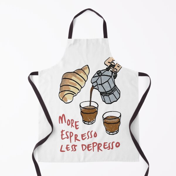 Item preview, More Espresso Less Depresso Funny Coffee Lover Design designed and sold by wecrea.