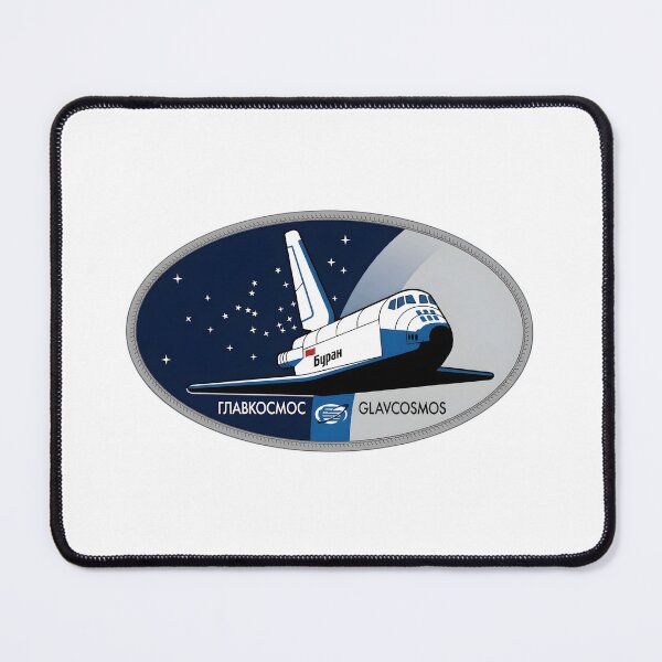 Item preview, Soviet Buran Glavkosmos Space Program Oval Patch designed and sold by CharlieDesings.