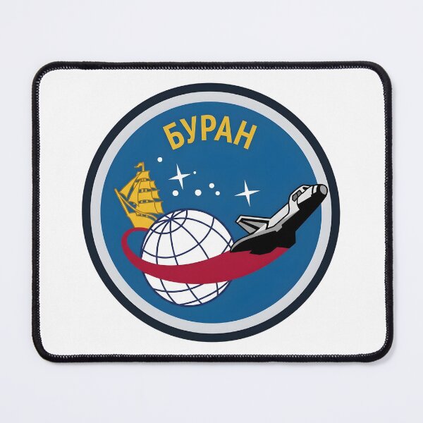 Item preview, Soviet Buran Space Shuttle Sailing Ship Emblem designed and sold by CharlieDesings.