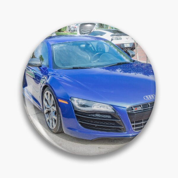 Item preview,   2010 Blue Audi R8 High-Gloss Black Chin Spoiler Detail Close-Up Photography   designed and sold by RichFrancoCars.