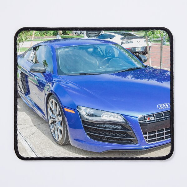 Item preview,   2010 Blue Audi R8 High-Gloss Black Chin Spoiler Detail Close-Up Photography   designed and sold by RichFrancoCars.