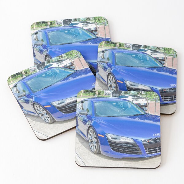 Item preview,   2010 Blue Audi R8 High-Gloss Black Chin Spoiler Detail Close-Up Photography   designed and sold by RichFrancoCars.