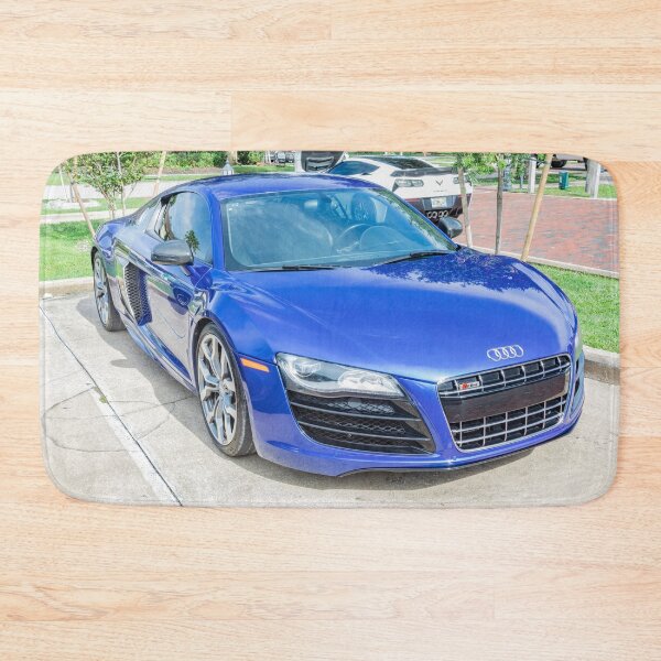 Item preview,   2010 Blue Audi R8 High-Gloss Black Chin Spoiler Detail Close-Up Photography   designed and sold by RichFrancoCars.