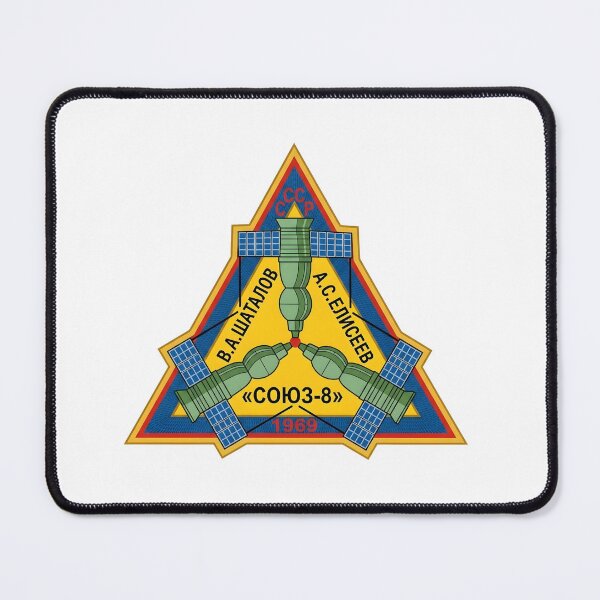 Item preview, Soviet Soyuz 8 Space Mission Triangular Patch designed and sold by CharlieDesings.