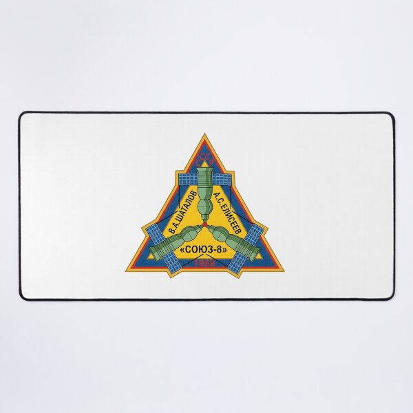 Item preview, Soviet Soyuz 8 Space Mission Triangular Patch designed and sold by CharlieDesings.