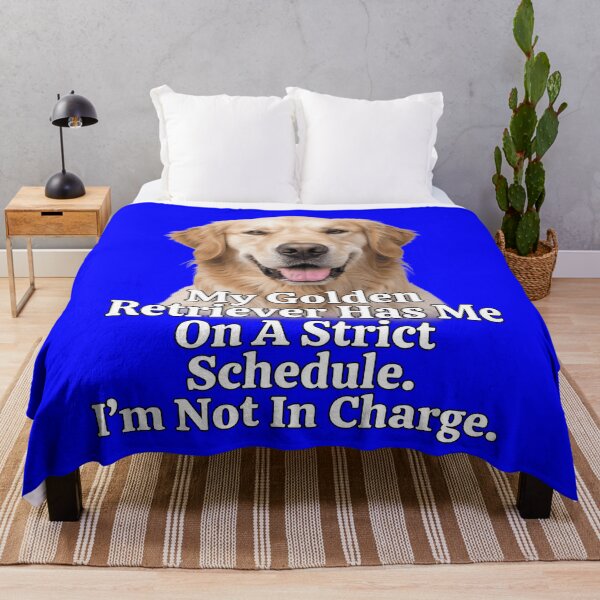 Item preview, Golden Retriever My Golden Retriever Has Me On A Strict Schedule. I’m Not In Charge designed and sold by fantasticdesign.