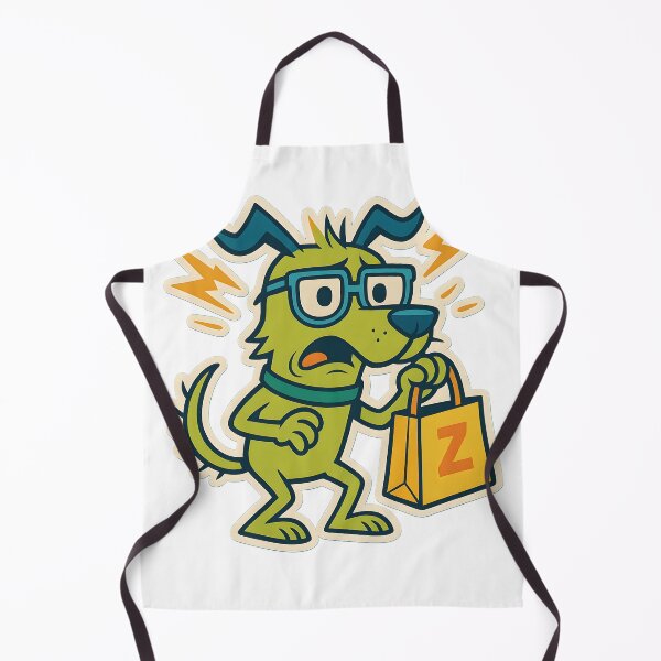 Item preview, Anxious Dog with Panic Sparks – Funny Stressed Out Pet Design designed and sold by michallechowicz.