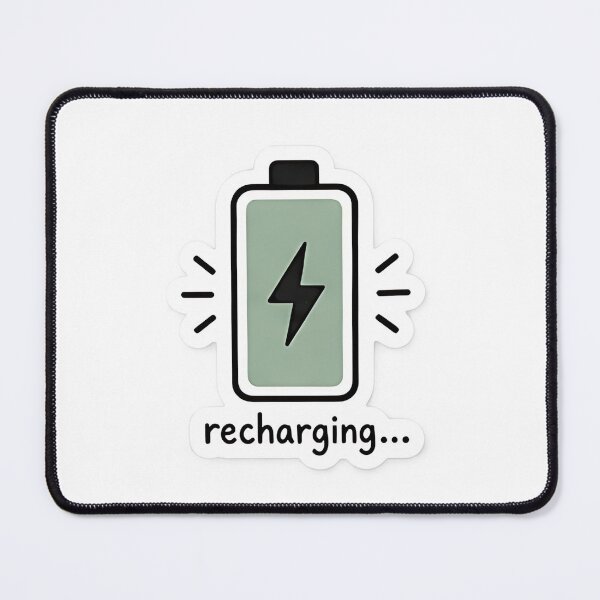 Item preview, Recharging Battery Self Care  designed and sold by HamieStudio.