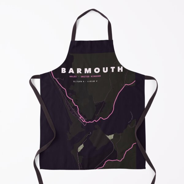 Item preview, Barmouth Map Poster - Terrain Pink designed and sold by Patterned by Pixels.