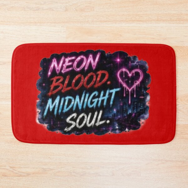 Item preview, Neon Blood Midnight Soul Cyberpunk Dripping Heart Sticker designed and sold by Scro-Ciob-Shop.