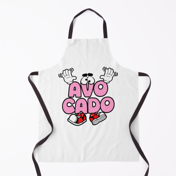 Item preview, AVOCADO - FOOD Street Lettering Cartoon Character designed and sold by NFTWords.