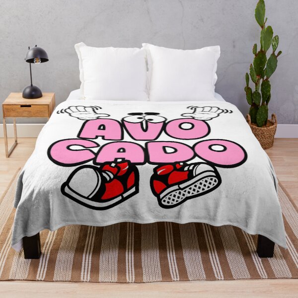 Item preview, AVOCADO - FOOD Street Lettering Cartoon Character designed and sold by NFTWords.