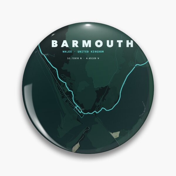 Item preview, Barmouth Map Poster - Terrain Emerald designed and sold by Patterned by Pixels.