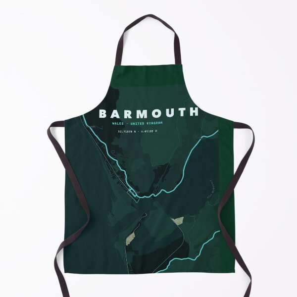 Item preview, Barmouth Map Poster - Terrain Emerald designed and sold by Patterned by Pixels.