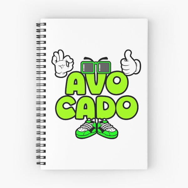 Item preview, AVOCADO - FOOD Design Character Bold Retro designed and sold by NFTWords.