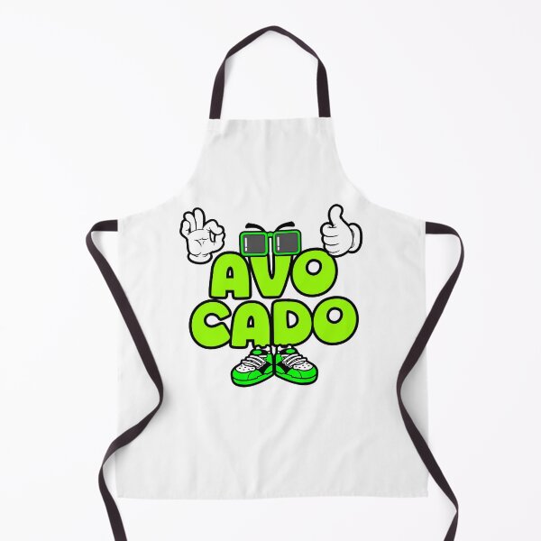 Item preview, AVOCADO - FOOD Design Character Bold Retro designed and sold by NFTWords.