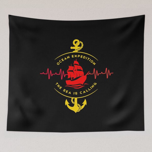 Item preview, Ocean Expedition The Sea Is Calling Sailing Anchor designed and sold by SteCreator.