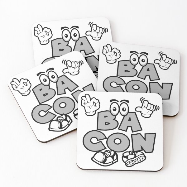 Item preview, BACON - FOOD Grafitti Character Bold Retro designed and sold by NFTWords.